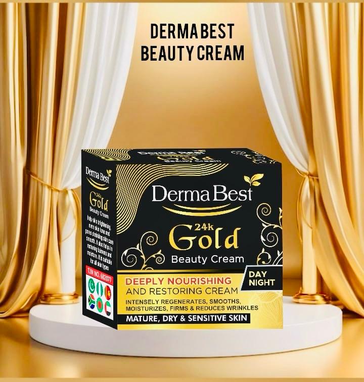 Derma Best 24K Gold Beauty Cream – Day & Night Formula